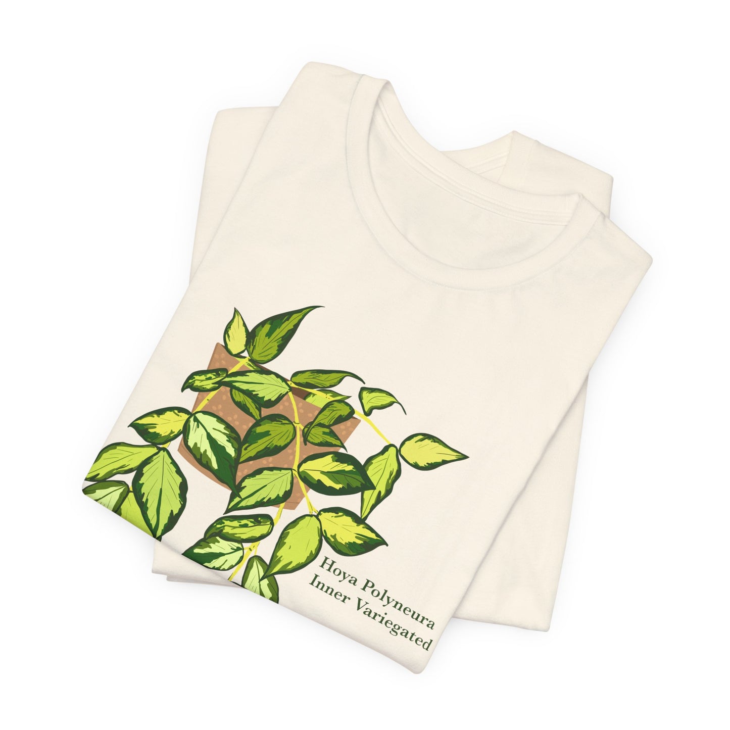 Hoya Polyneura Inner Variegated T-Shirt - White, Natural, Black