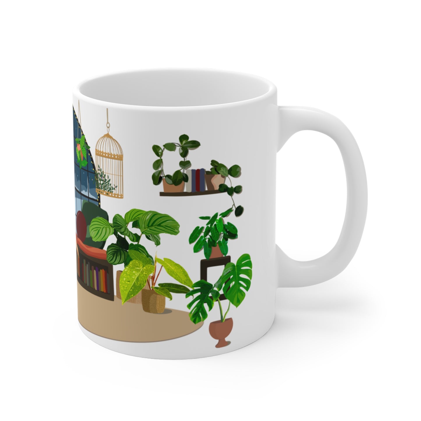 Welcome to Hoyamama Plant Room Mug - White