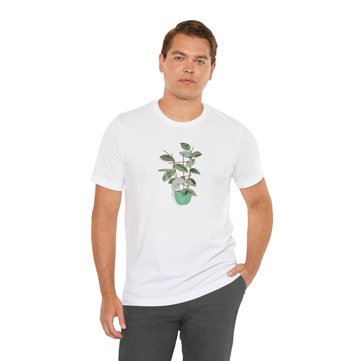 Hoya Carnosa Plant Lover T-Shirt - White