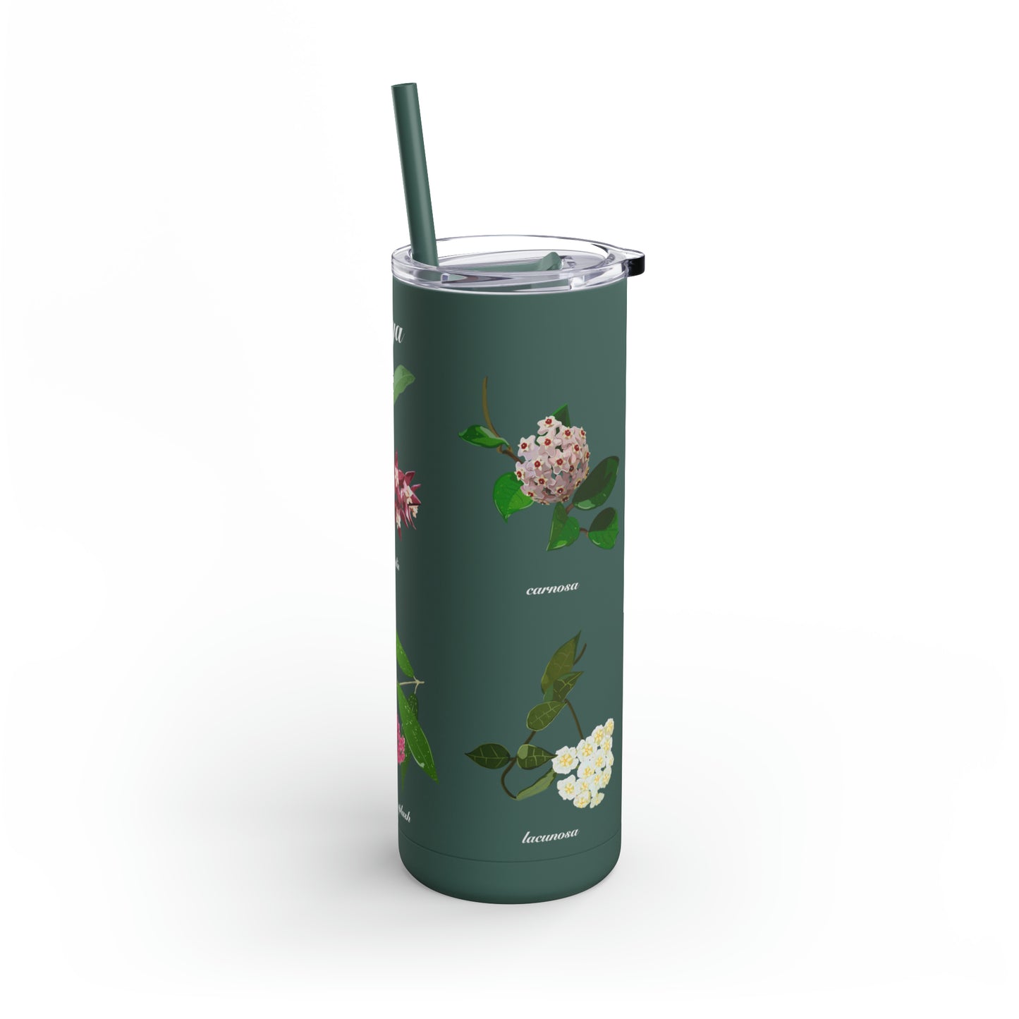 Hoyas in Bloom Maars Maker Skinny Matte Tumbler, 20oz.  Beautiful tumbler to take with you to work, gym, hike or plant shopping!