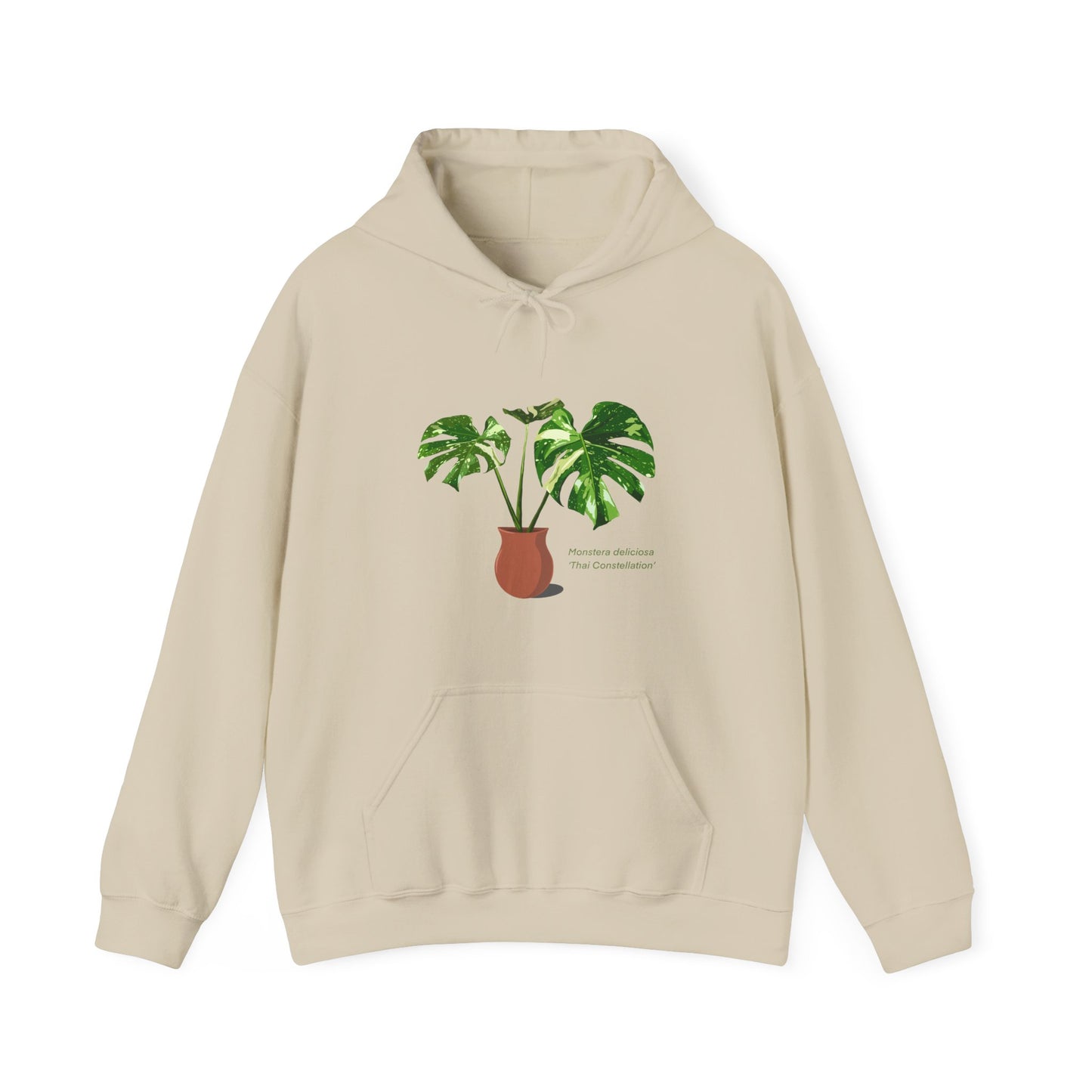 Monstera Deliciosa "Thai Constellation" Plant Hoodie