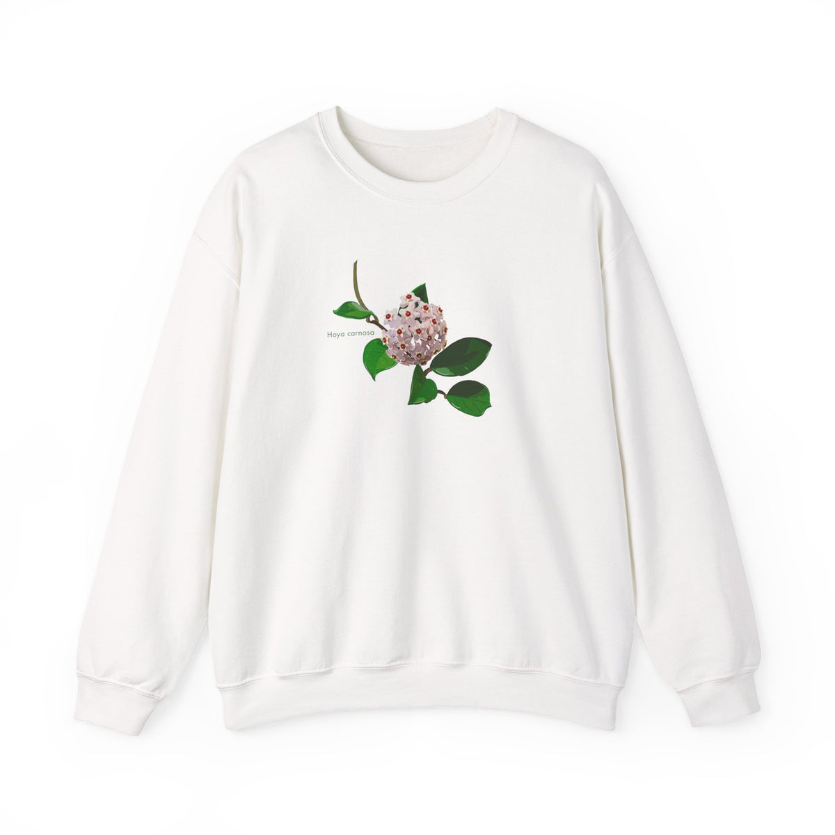 Hoya Carnosa in Bloom Plant Lover Crewneck Sweatshirt