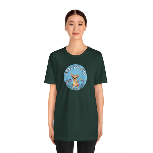 Dogs & Plants T-Shirt for Chihuahua & Plant Lovers - Forest