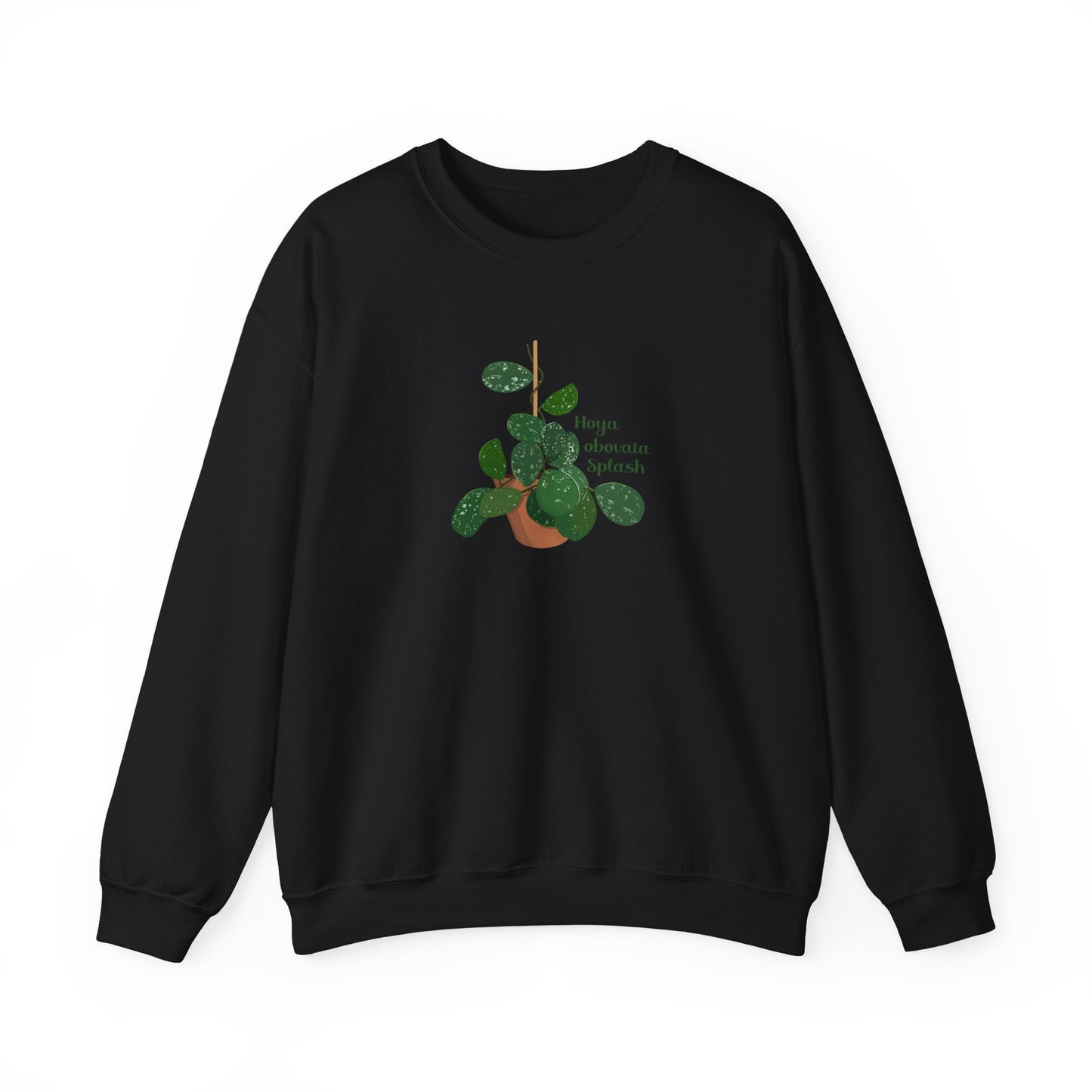 Hoya Obovata Splash Plant Lover Crewneck Sweatshirt