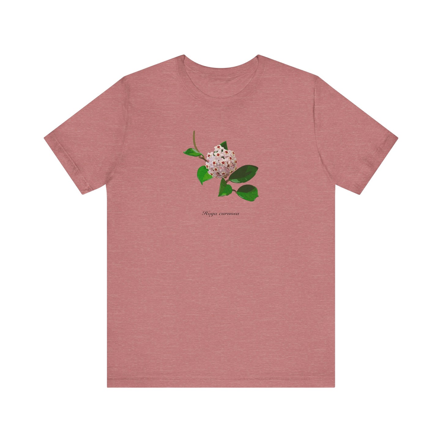 Hoya Carnosa in Bloom Plant Lover T-Shirt - Heather Mauve