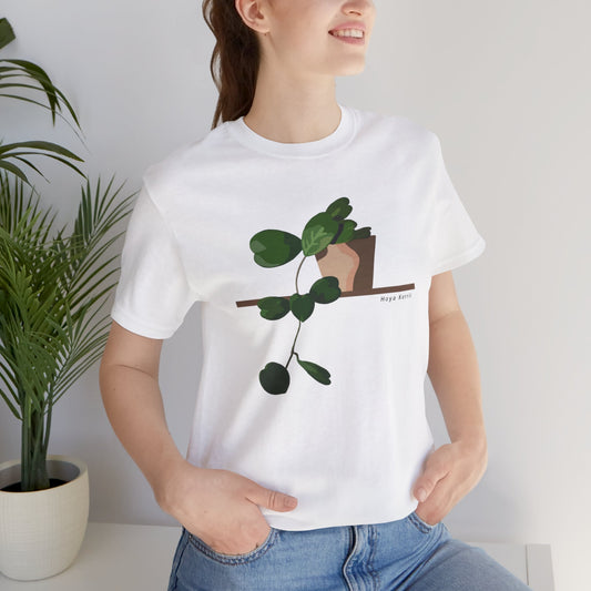 Hoya Kerrii Plant Lover T-Shirt - White