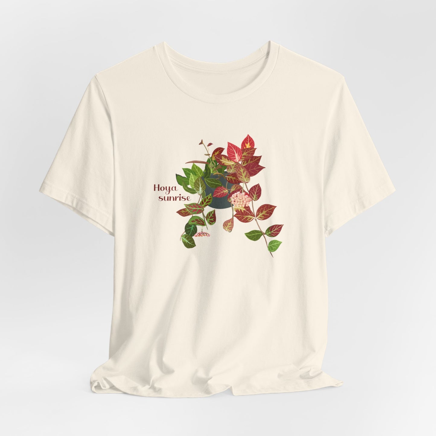 Hoya Sunrise Plant Lover T-shirt - White, Black, Natural