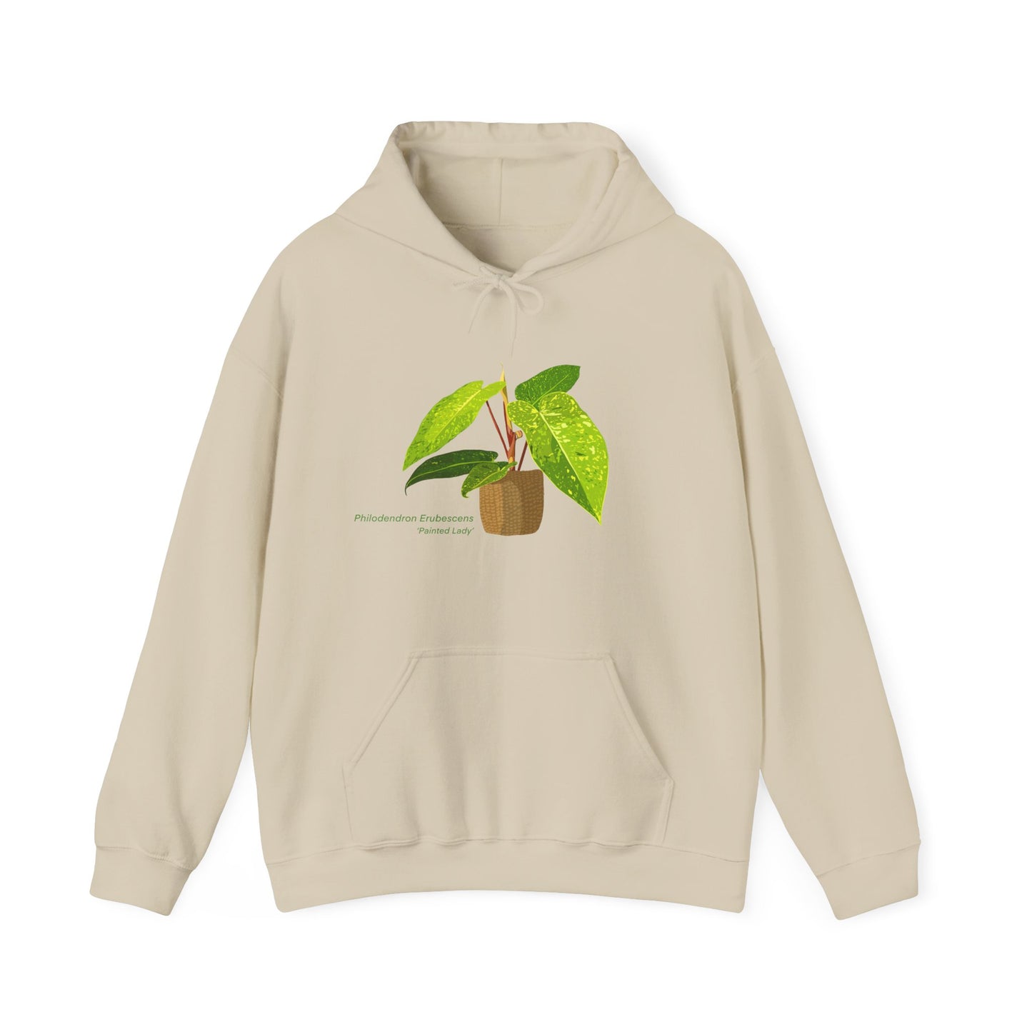 Philodendron Painted Lady Plant Hoodie