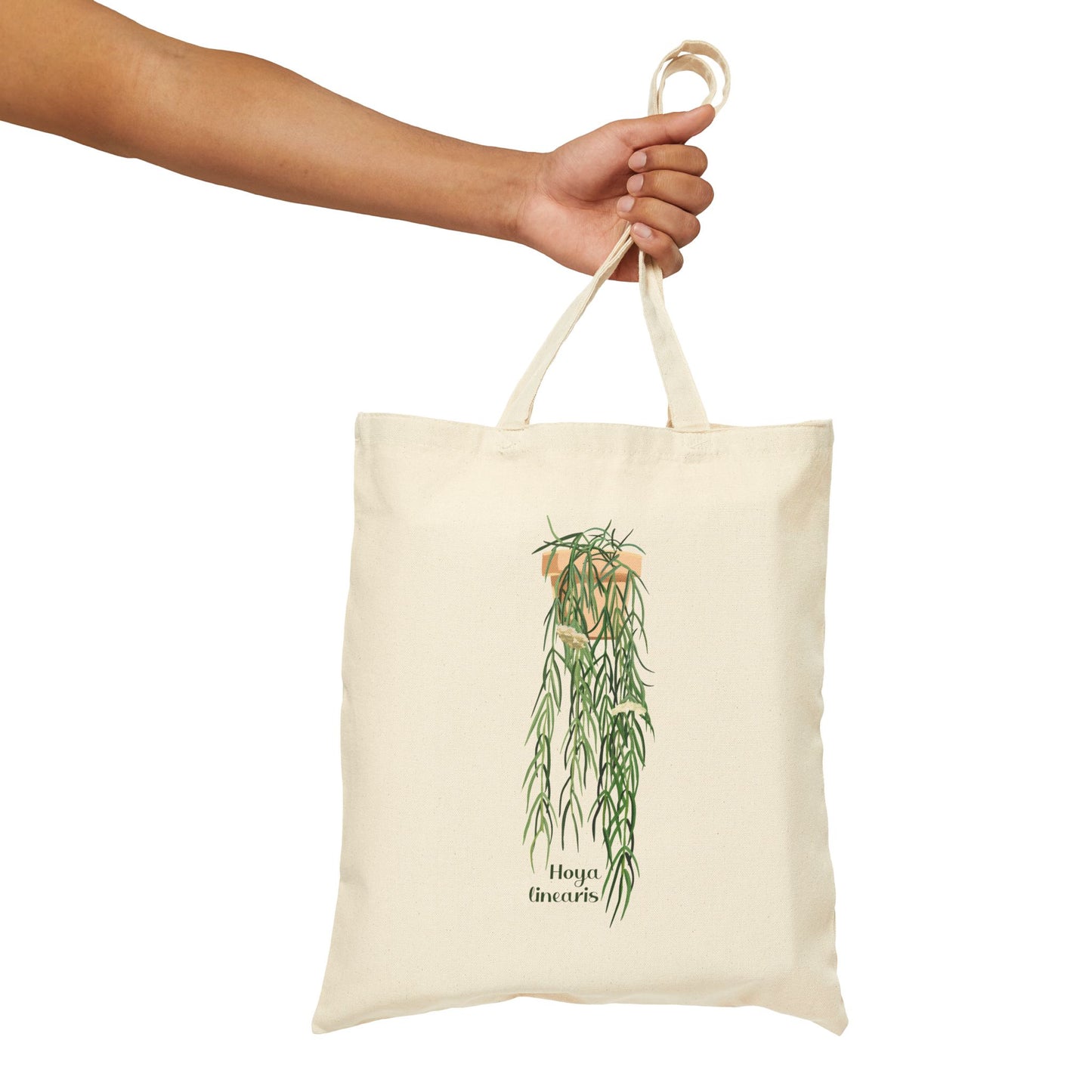 Hoya Linearis Plant Lover Canvas Tote Bag