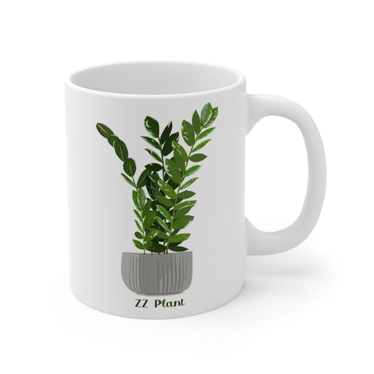 ZZ Plant Lover Mug - White