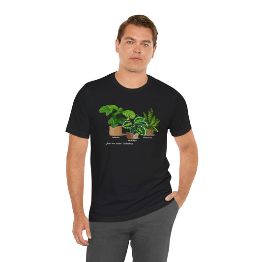 Calathea Trio Plant Lover T-Shirt - Black