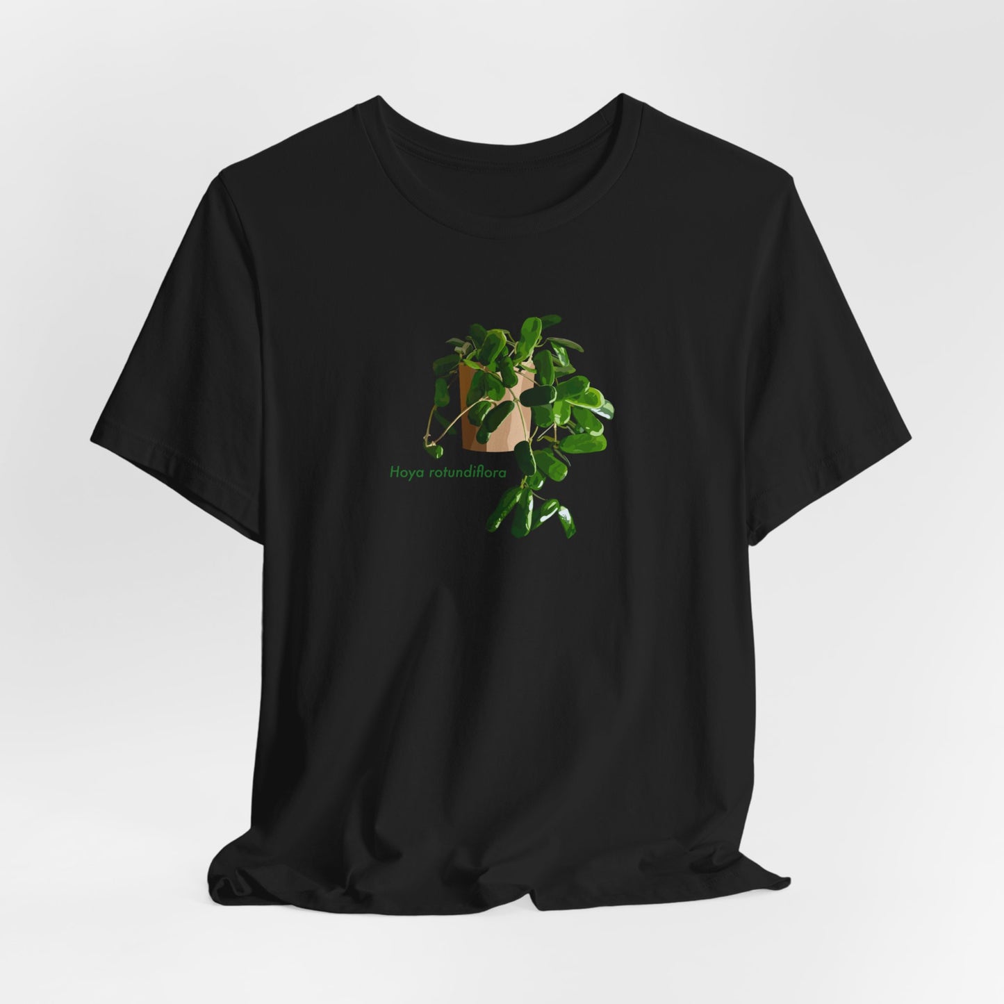 Hoya Rotundiflora Plant Lover T-shirt - White, Natural, Black