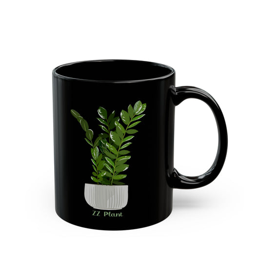 ZZ Plant Lover Mug - Black