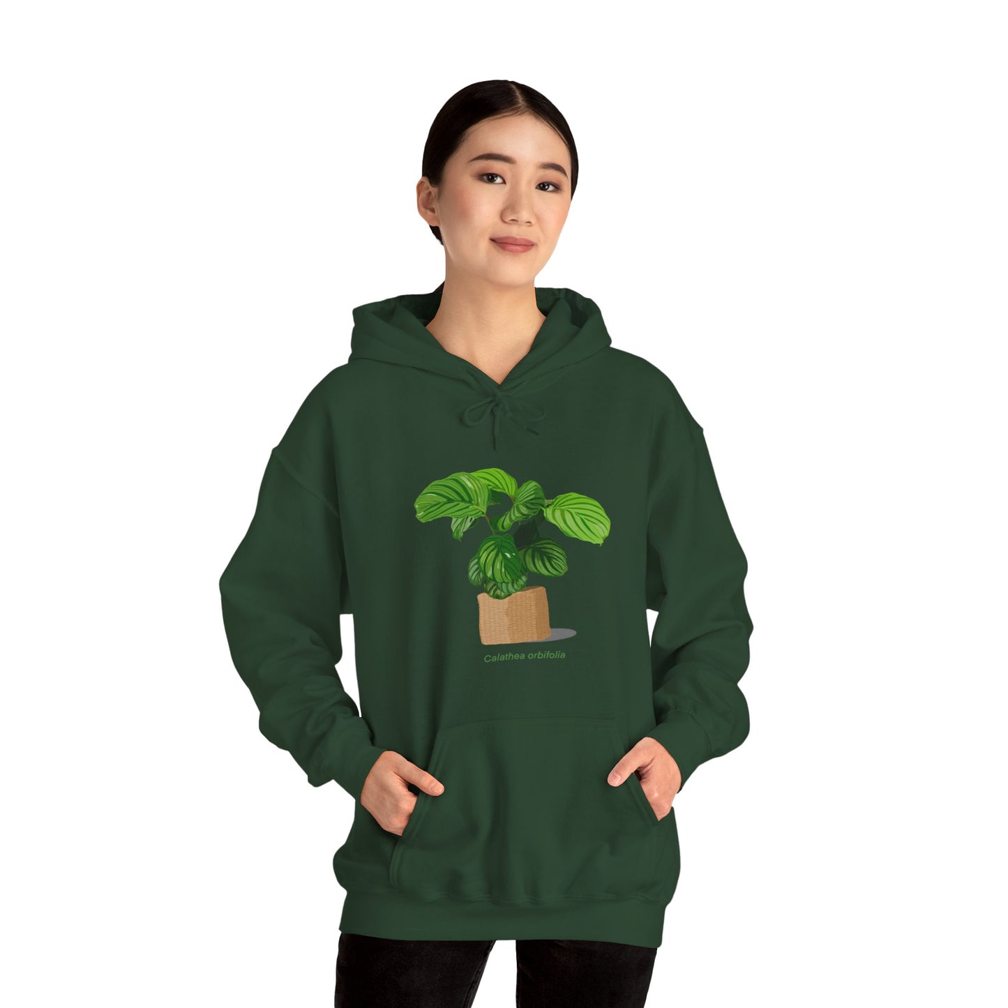 Calathea Orbifolia Plant Hoodie