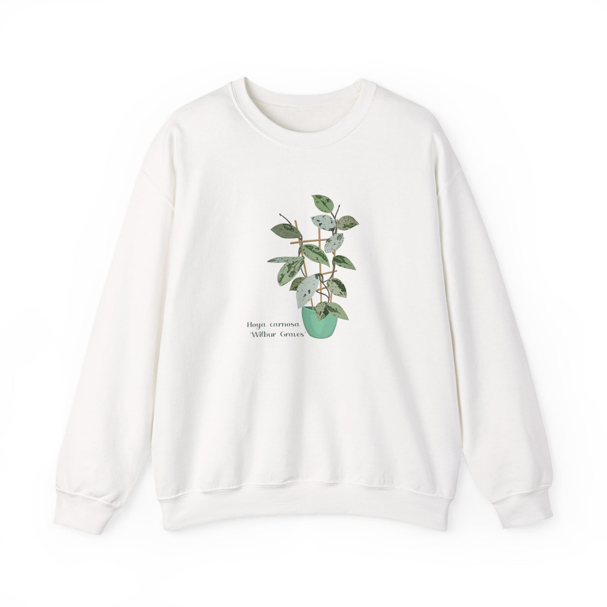 Hoya Carnosa Plant Lover Crewneck Sweatshirt