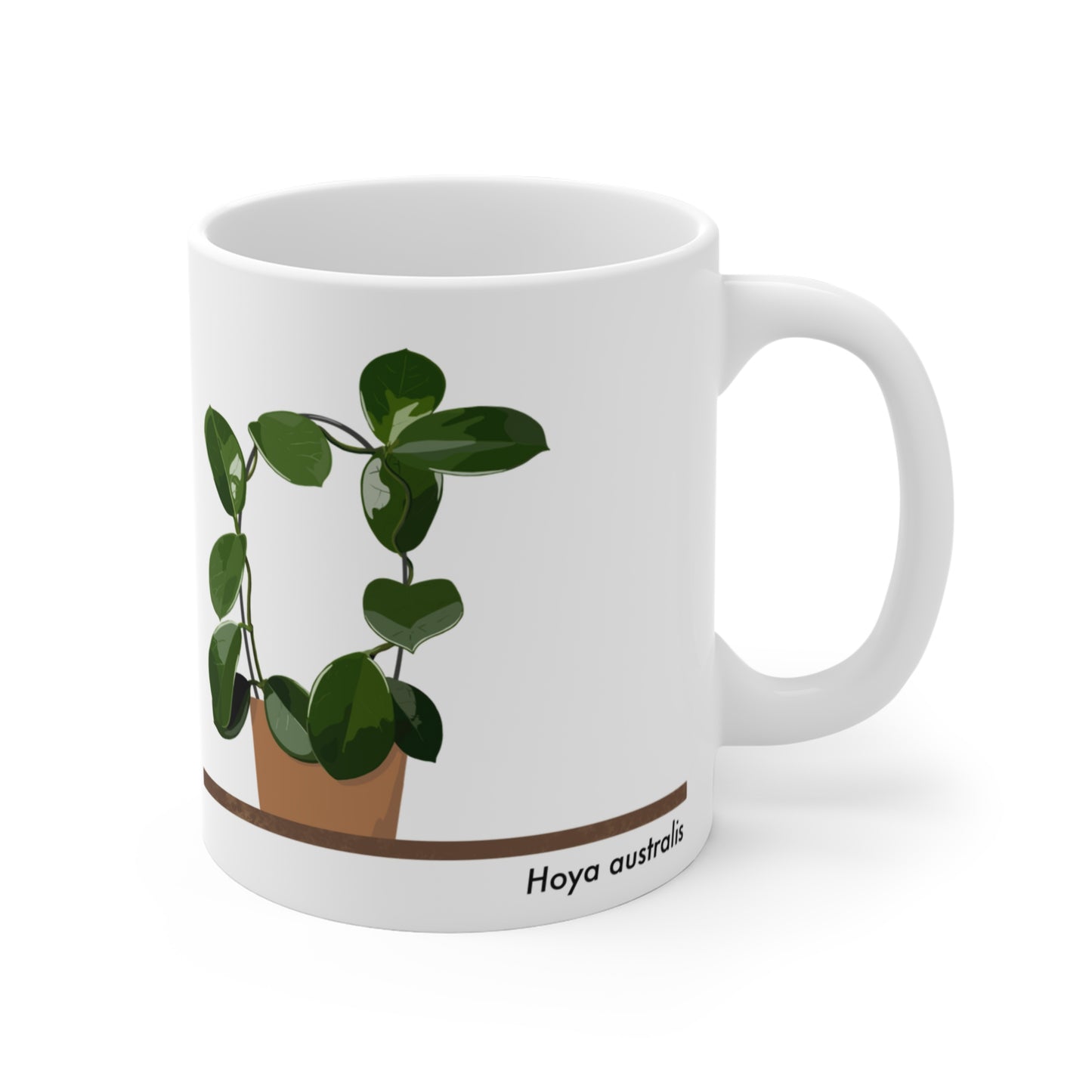 Hoya Australis Plant Lover Mug - White