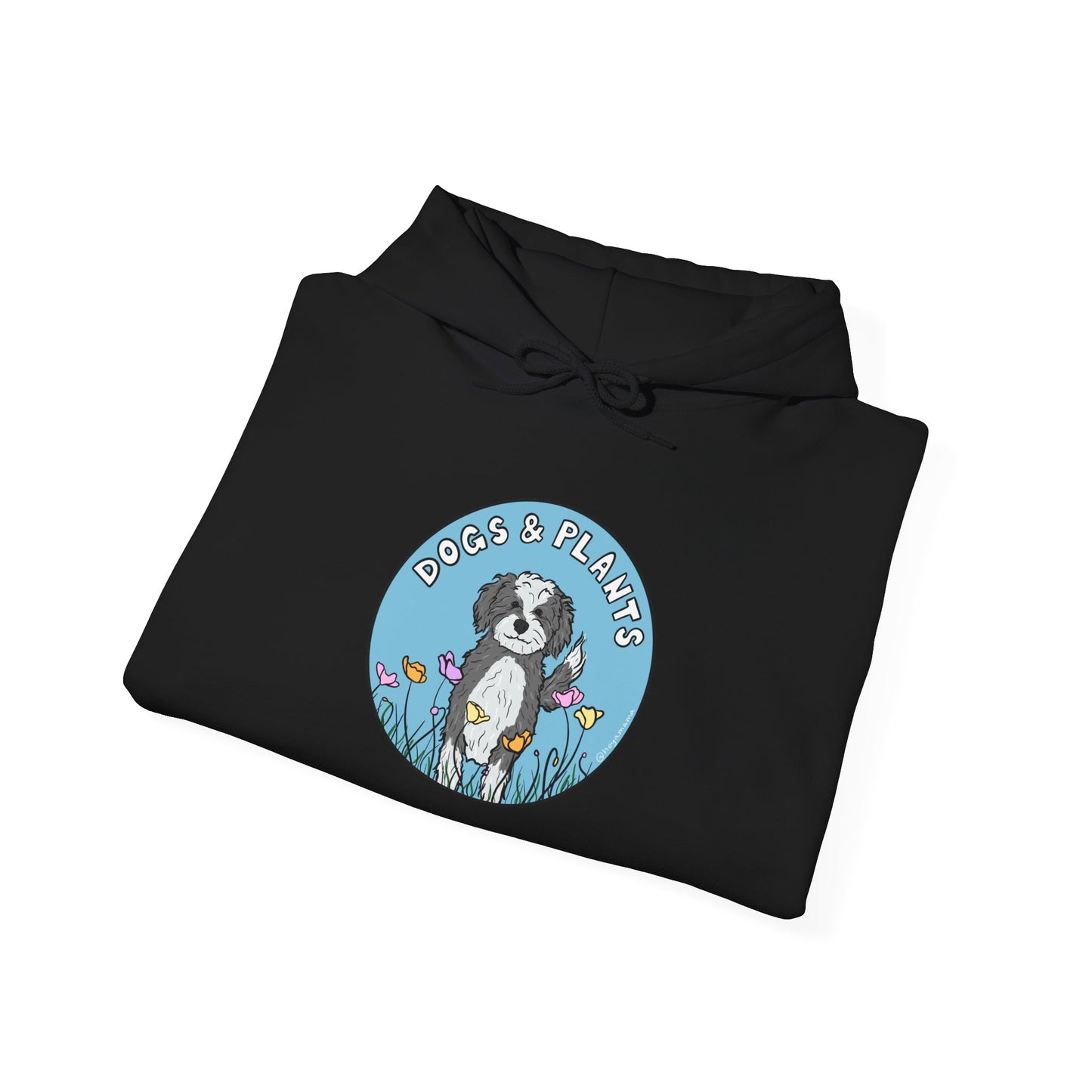 Dogs & Plants Hoodie for Doodle & Plant Lovers