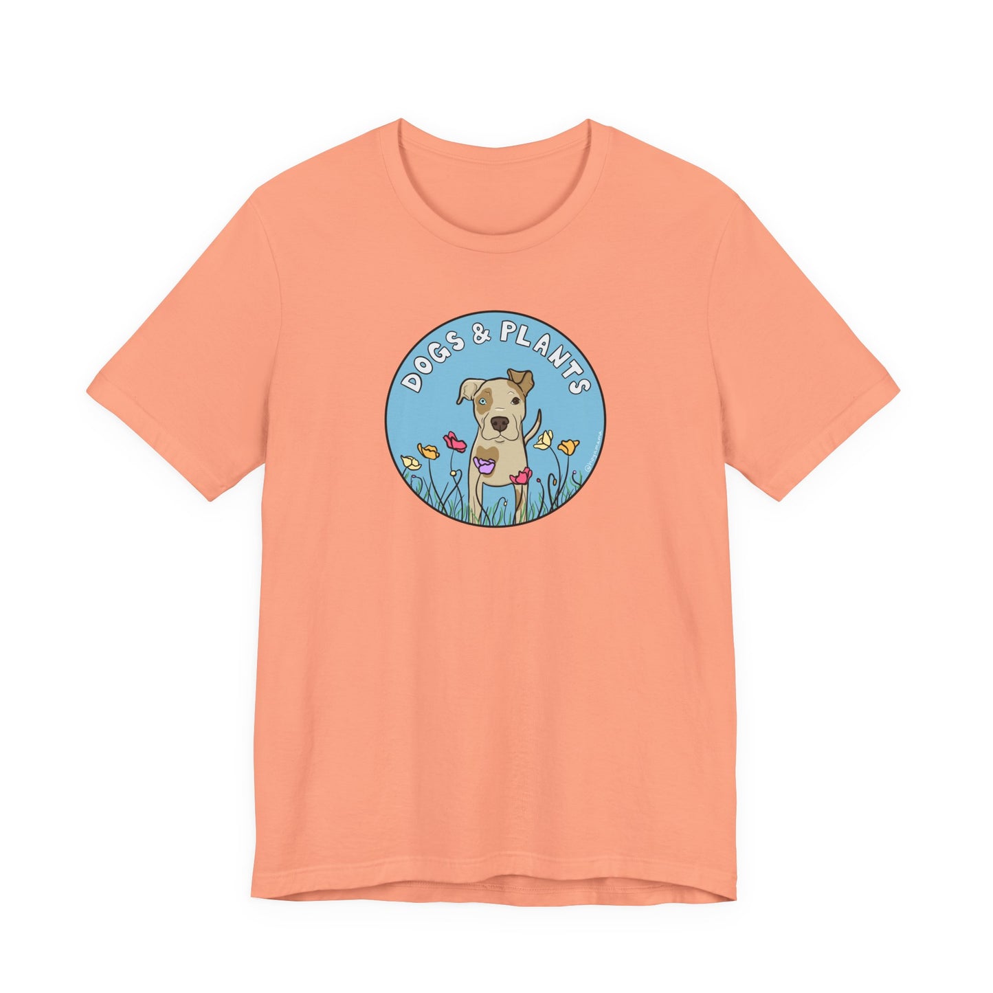 Dogs & Plants T-Shirt for Pitbull & Plant Lovers