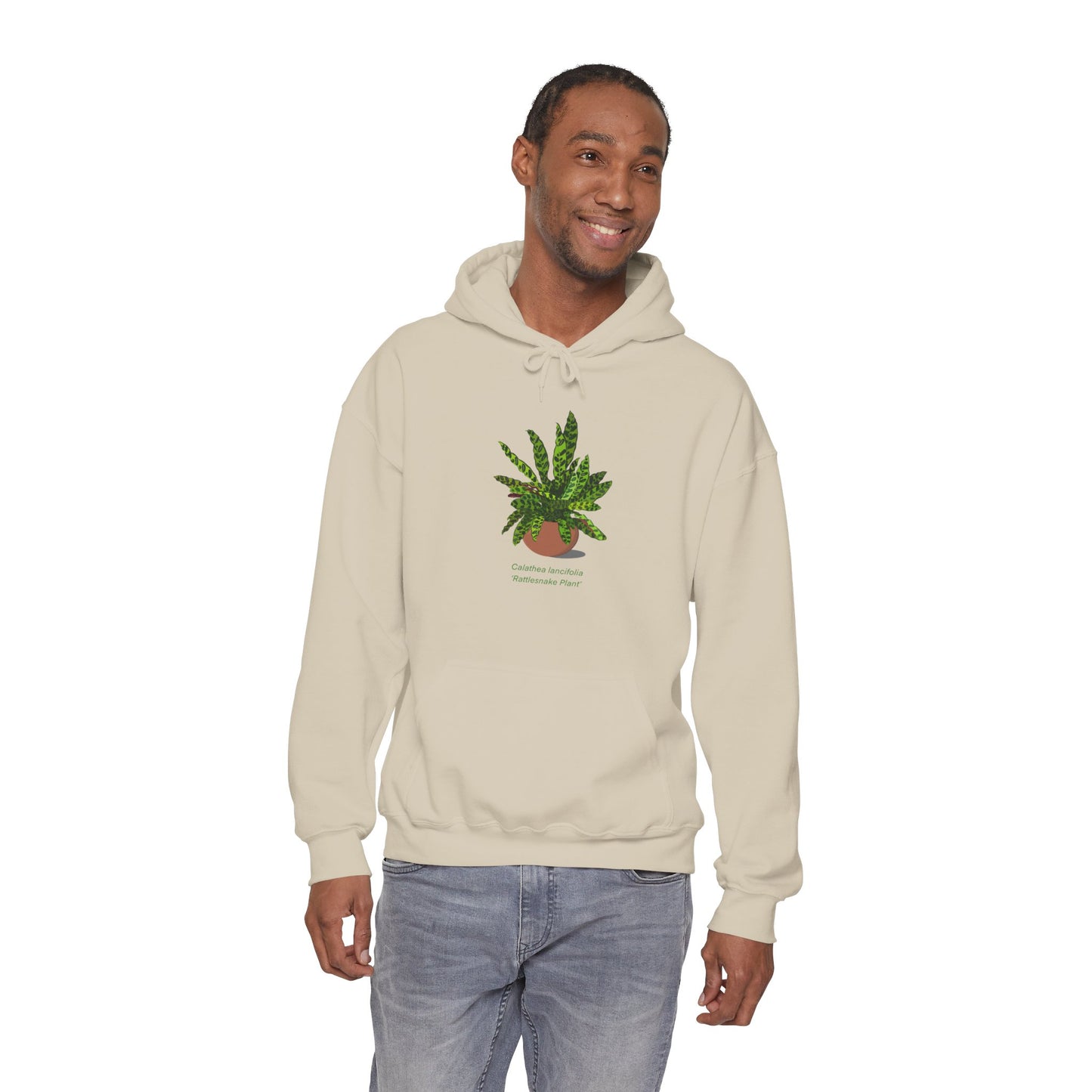 Calathea Lancifolia Rattlesnake Plant Hoodie