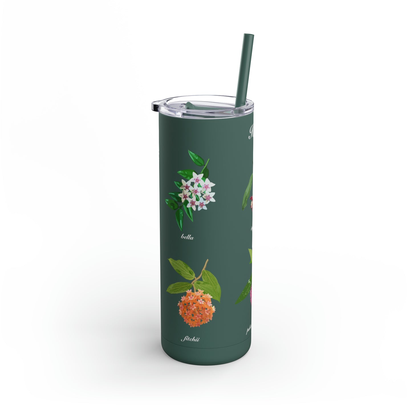 Hoyas in Bloom Maars Maker Skinny Matte Tumbler, 20oz.  Beautiful tumbler to take with you to work, gym, hike or plant shopping!