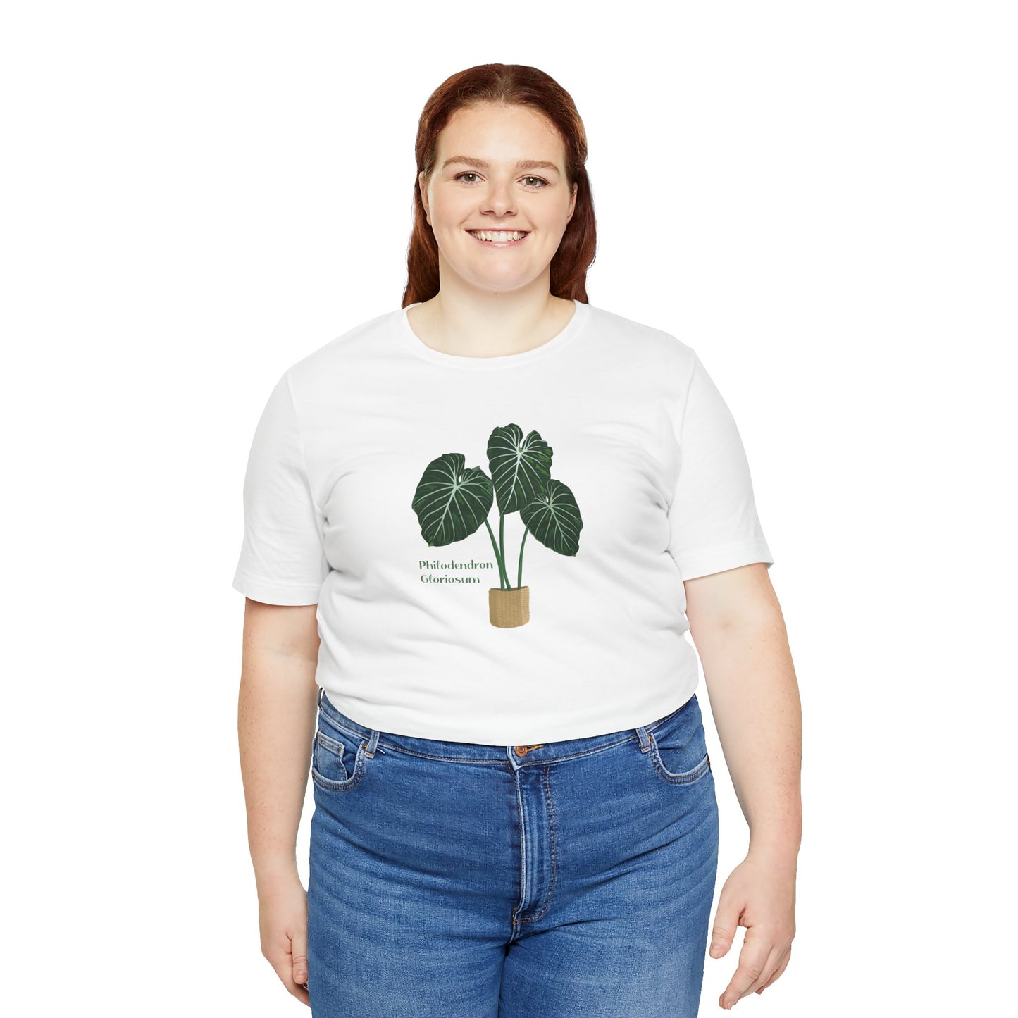 Philodendron Gloriosum Plant Lover T-Shirt - White, Natural, Black