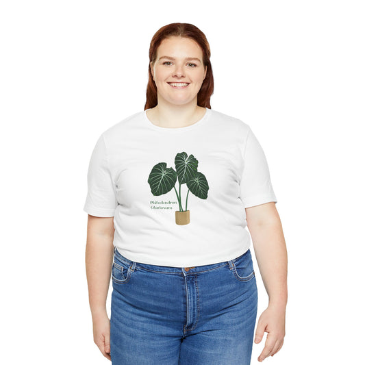 Philodendron Gloriosum Plant Lover T-Shirt - White, Natural, Black