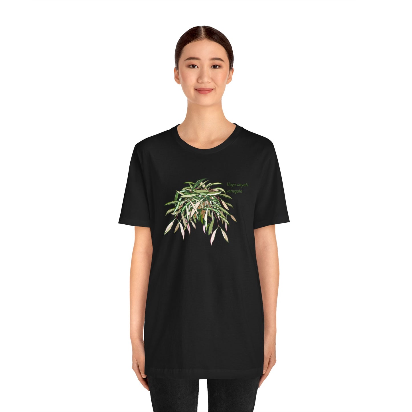 Hoya Wayetii Variegata Plant Lover T-Shirt - White, Natural, Black