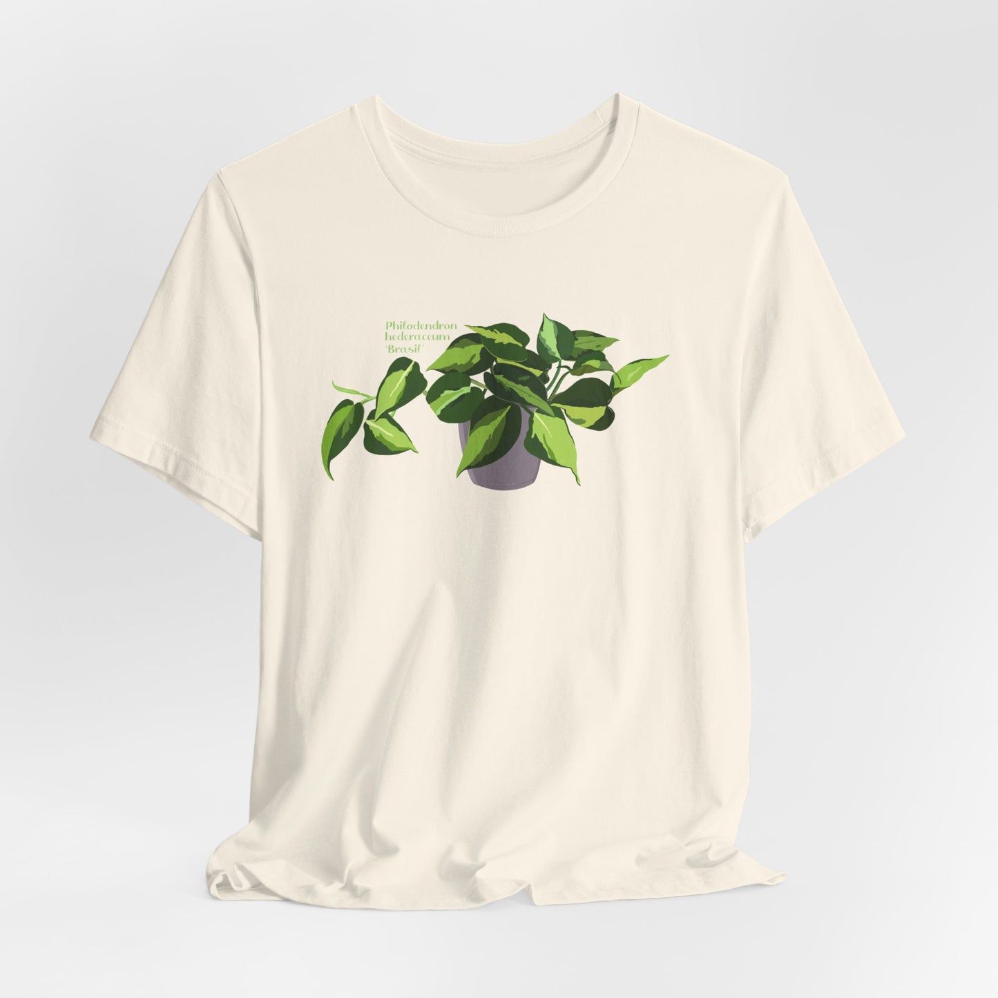 Philodendron Brasil Plant Lover T-Shirt - White, Natural, Black