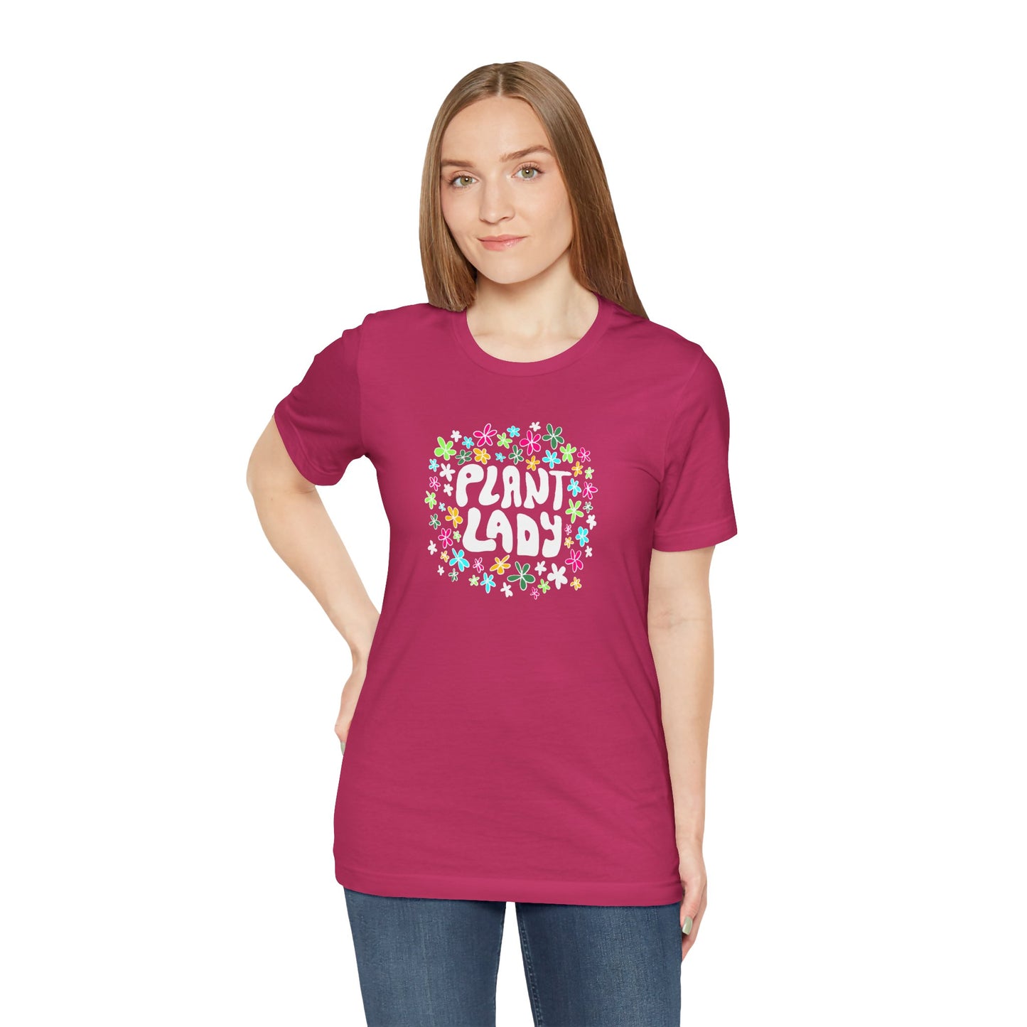 Plant Lady Plant Lover T-Shirt - Berry