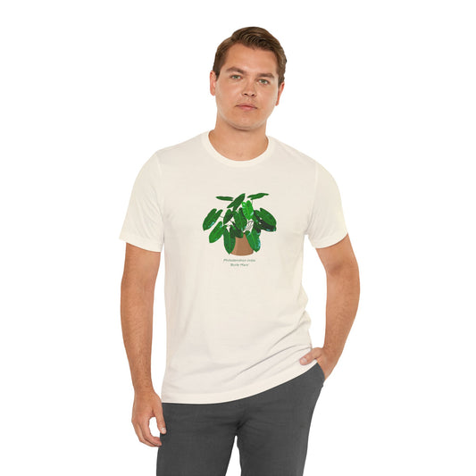Philodendron Imbe 'Burle Marx' Plant Lover T-Shirt - White, Natural, Black