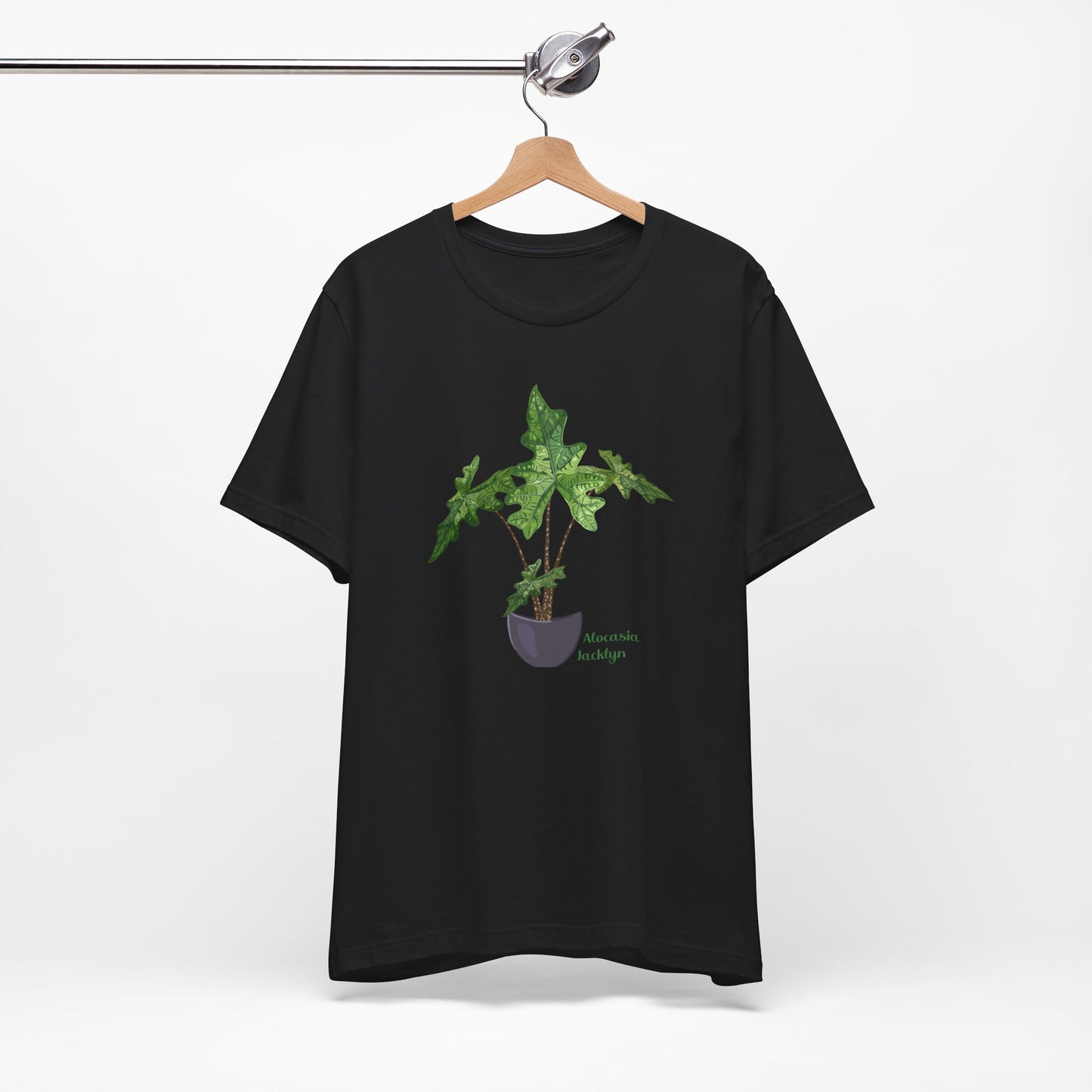 Alocasia Jacklyn Plant Lover T-Shirt - White, Natural, Black