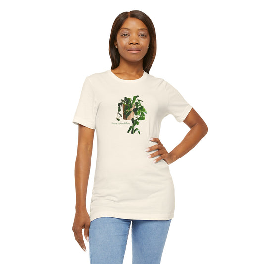 Hoya Rotundiflora Plant Lover T-shirt - White, Natural, Black