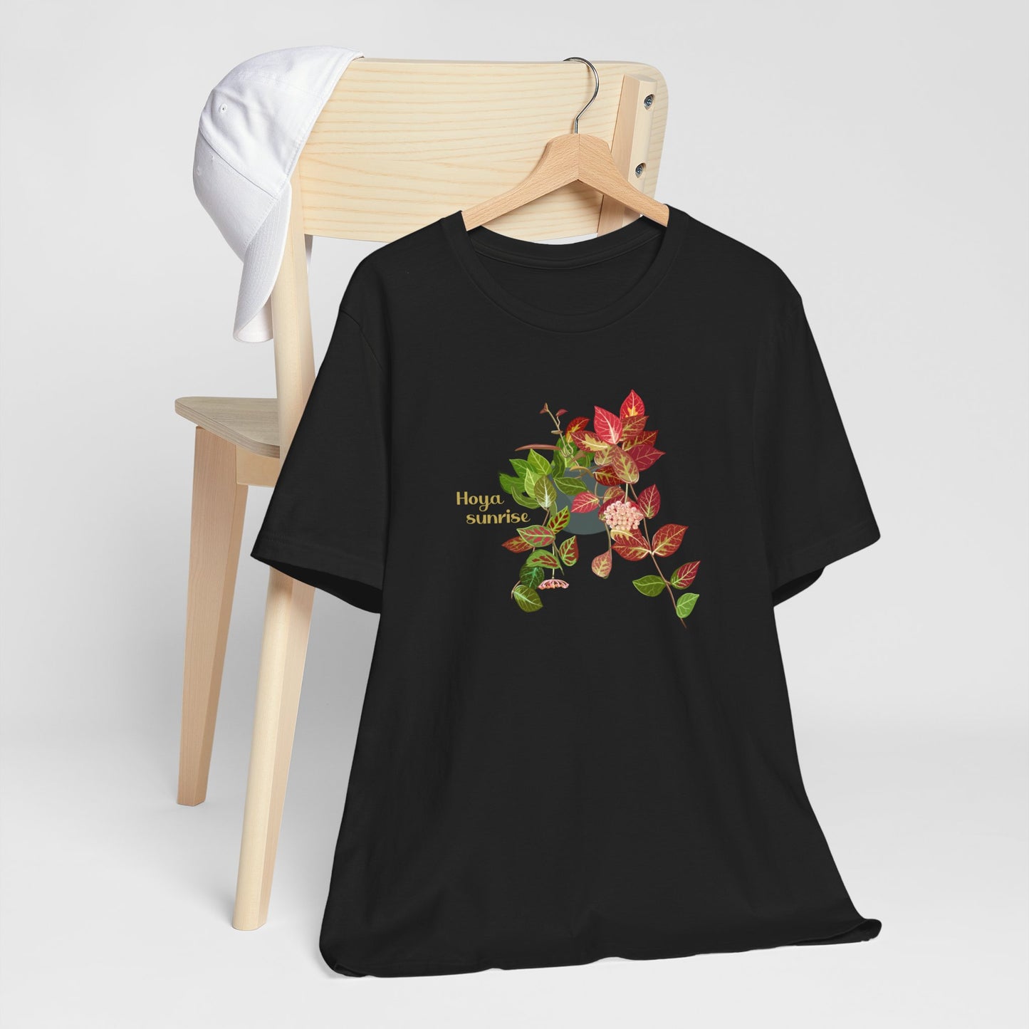 Hoya Sunrise Plant Lover T-shirt - Black