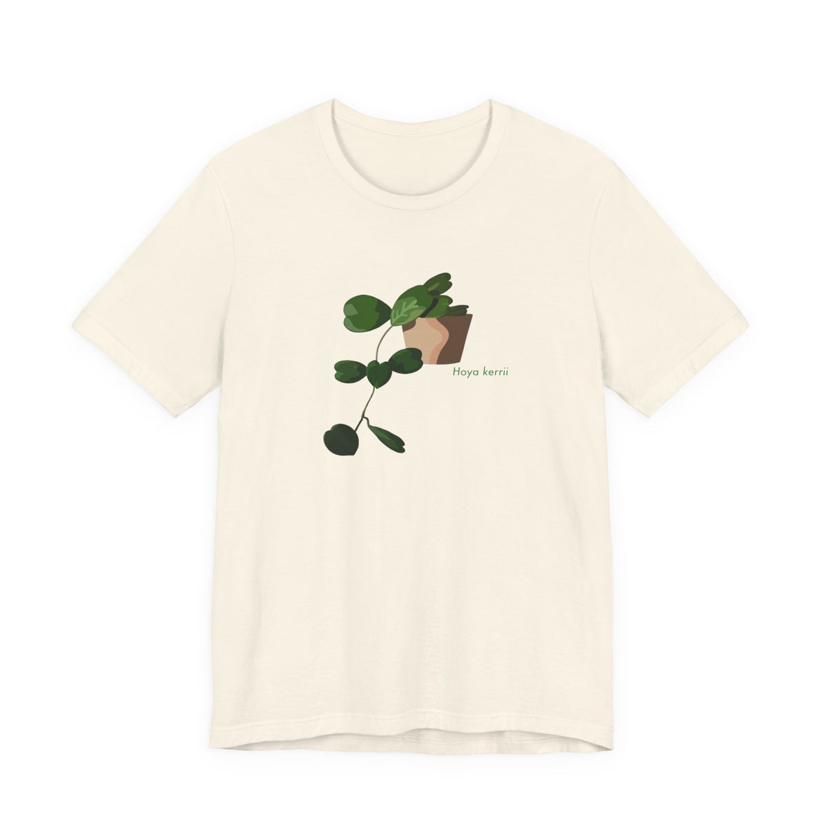 Hoya Kerrii Plant Lover T-Shirt - White, Natural, Black