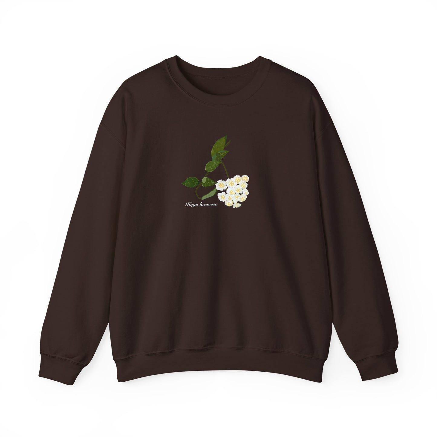 Hoya Lacunosa in Bloom Plant Lover Crewneck Sweatshirt