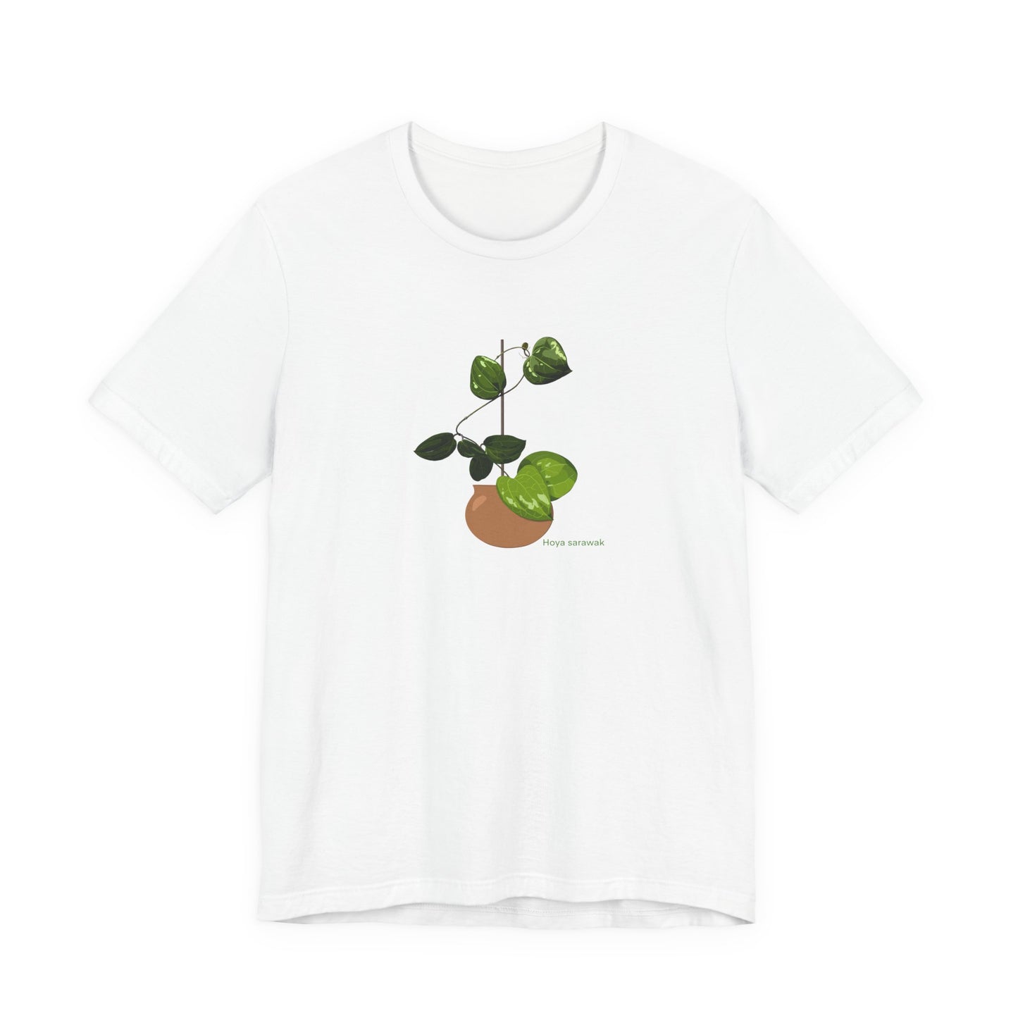 Hoya Sarawak Plant Lover T-Shirt - White, Natural, Black