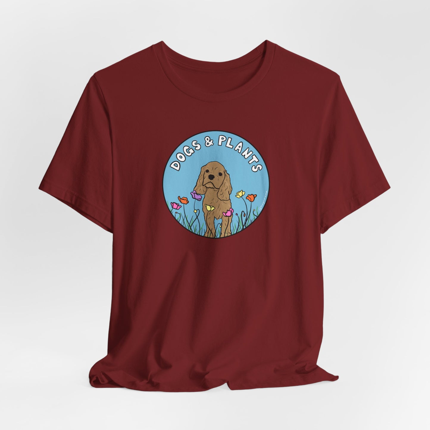 Dogs & Plants T-Shirt for Puppy & Plant Lovers