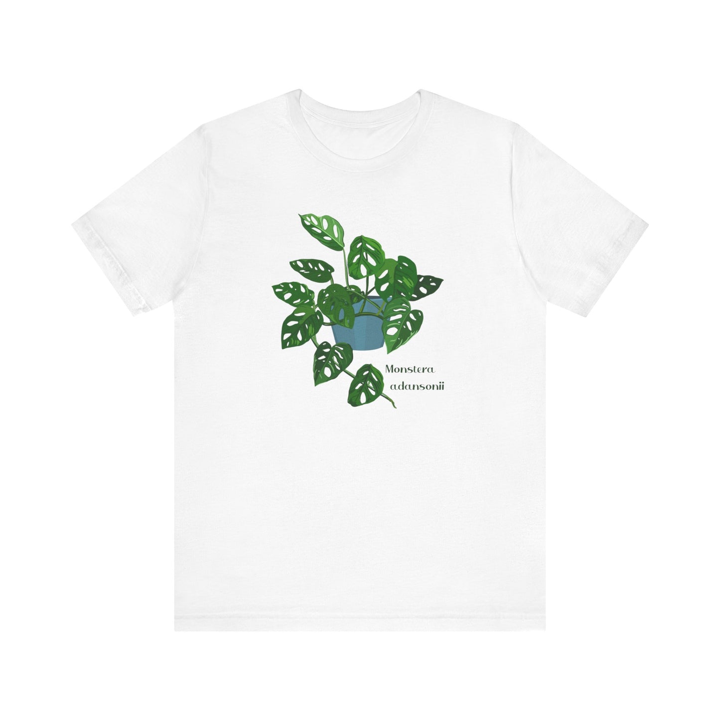 Monstera Adansonii Plant Lover T-shirt - White