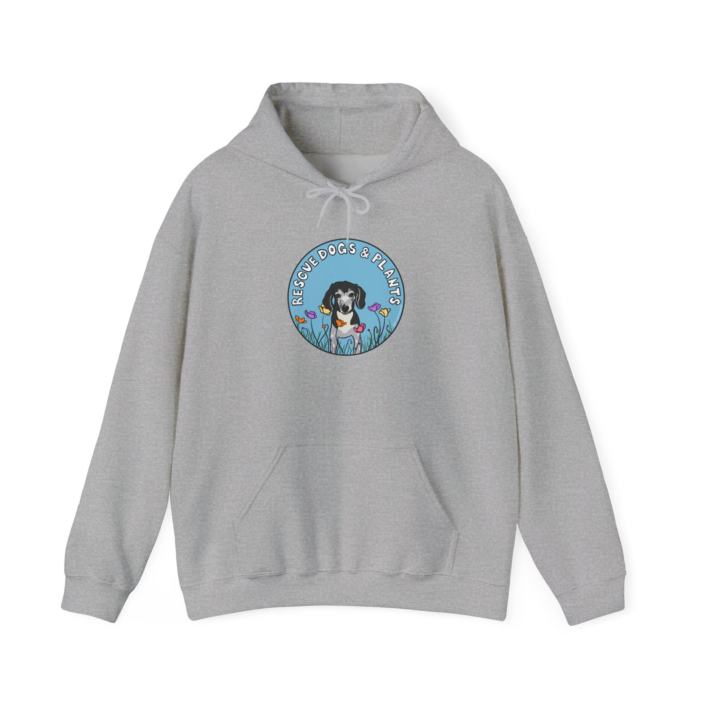 Dogs & Plants Hoodie for Rescue Dogs & Plant Lovers