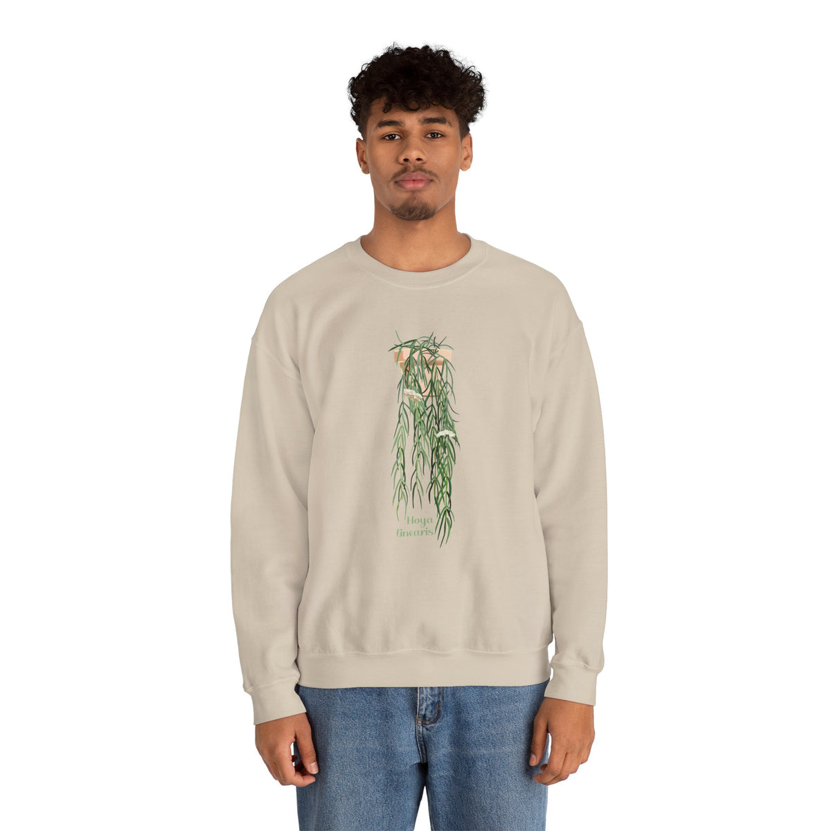 Hoya Linearis Plant Lover Crewneck Sweatshirt