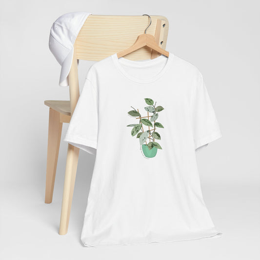 Hoya Carnosa Plant Lover T-Shirt - White, Natural, Black