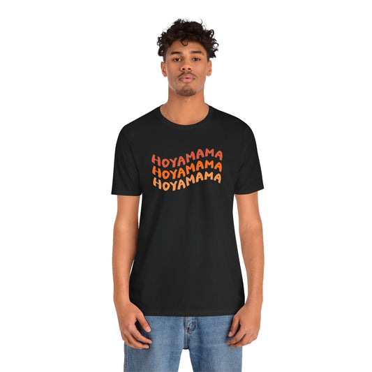 Hoyamama Plant Lover T-Shirt - Black with Orange