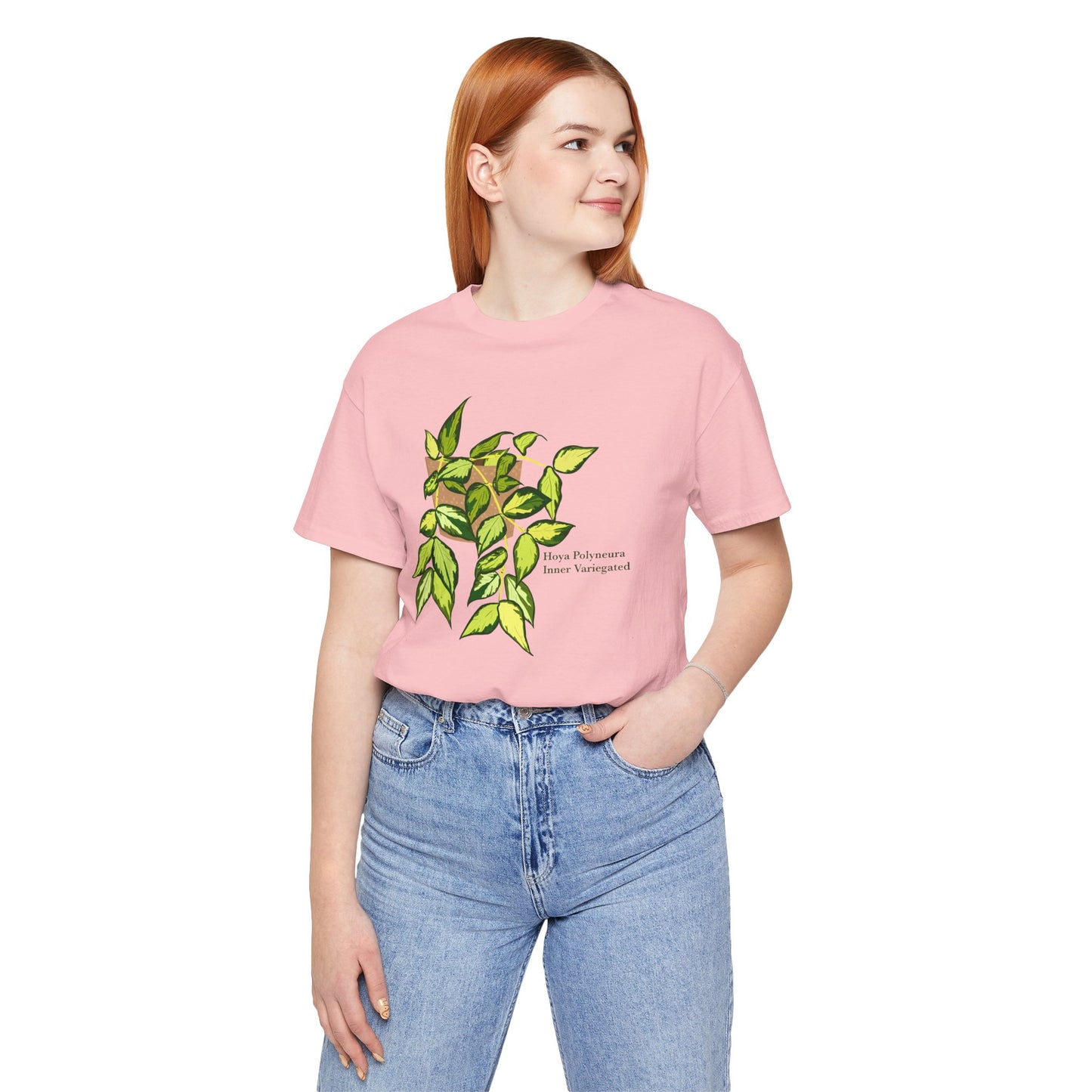 Hoya Polyneura Inner Variegated T-Shirt - Pink