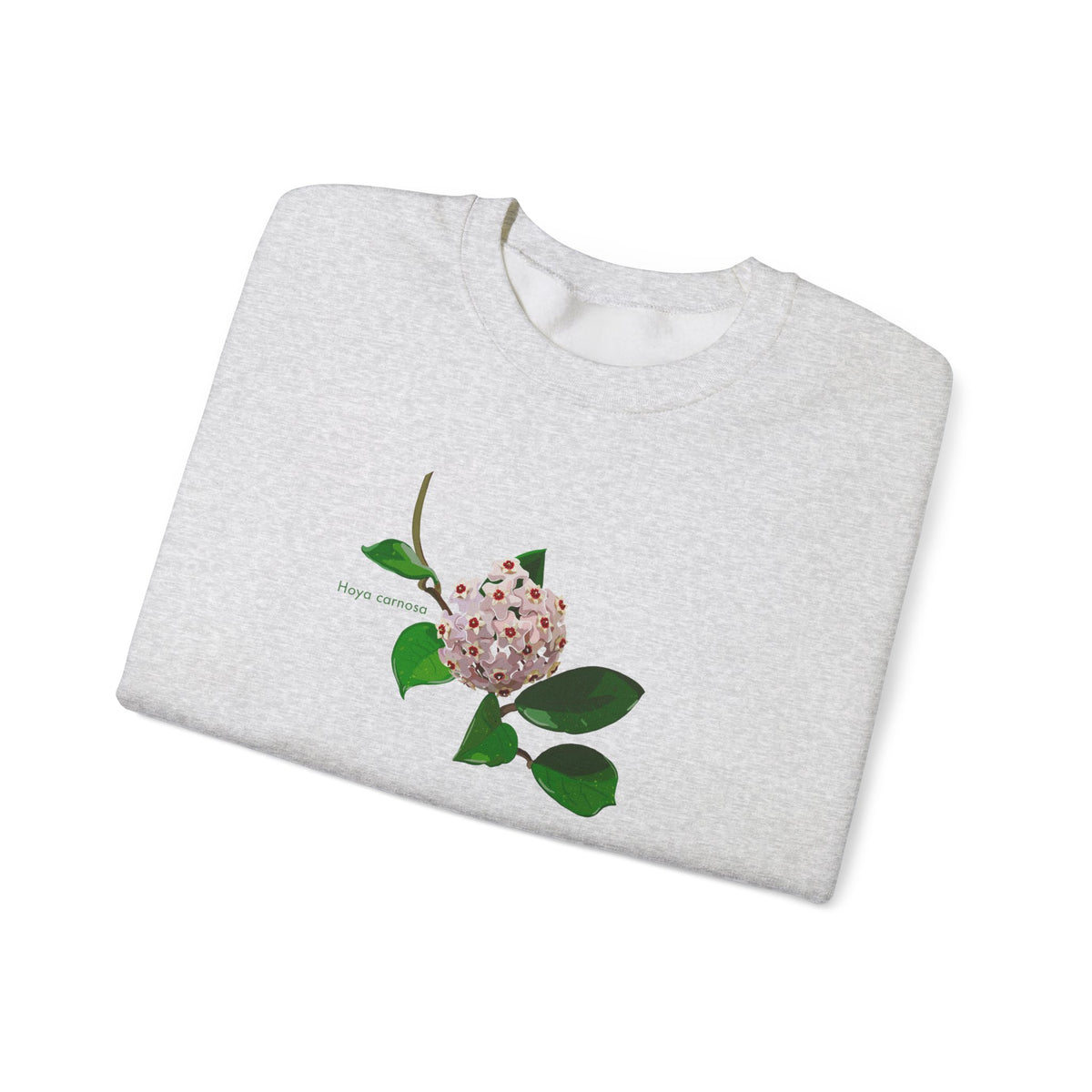Hoya Carnosa in Bloom Plant Lover Crewneck Sweatshirt