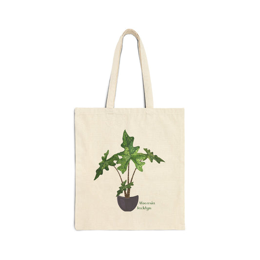 Alocasia Jacklyn Canvas Tote Bag