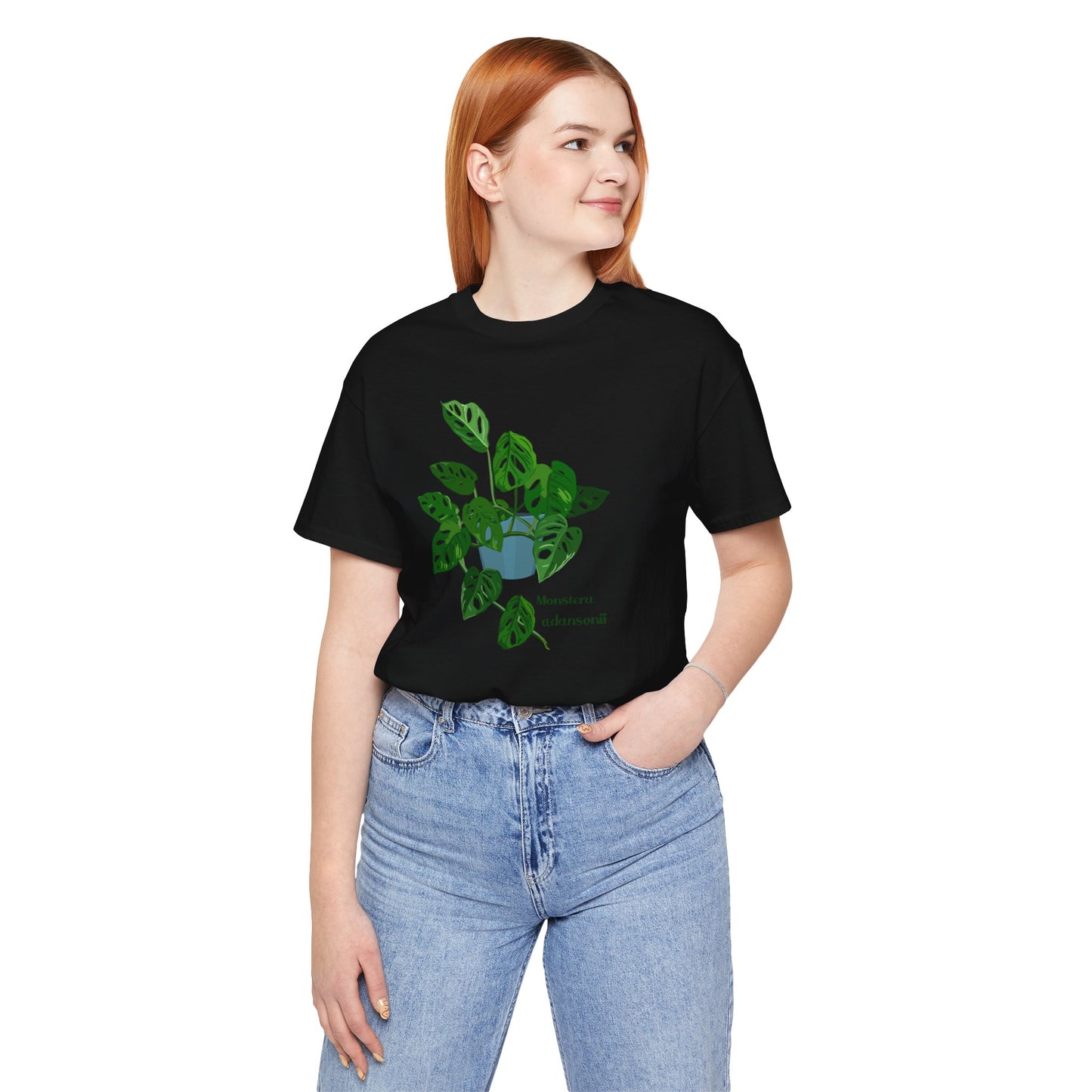 Monstera Adansonii Plant Lover T-shirt - White, Natural, Black