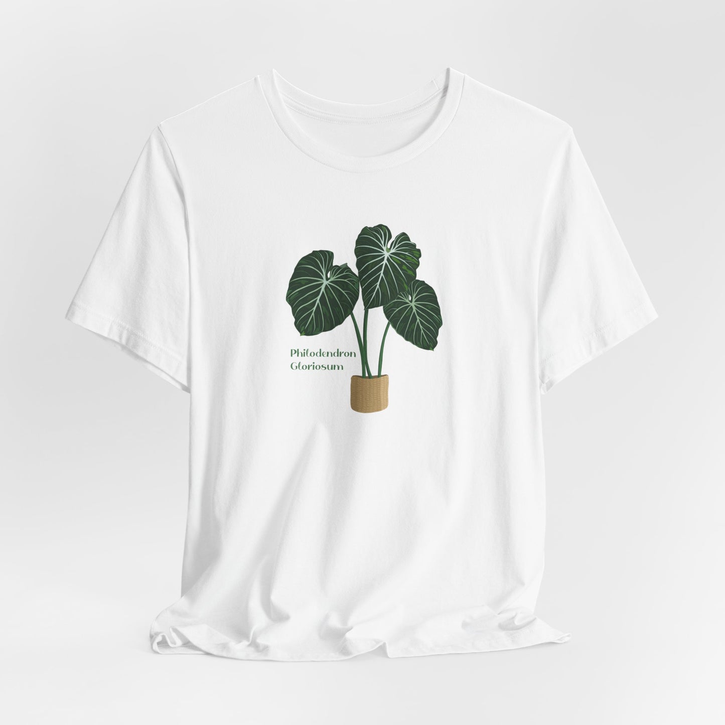 Philodendron Gloriosum Plant Lover T-Shirt - White, Natural, Black
