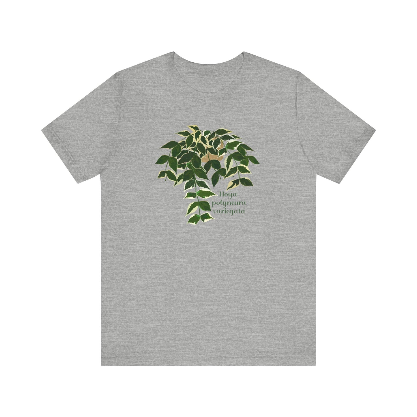 Hoya Polyneura Variegata Plant Lover T-Shirt - Athletic Heather