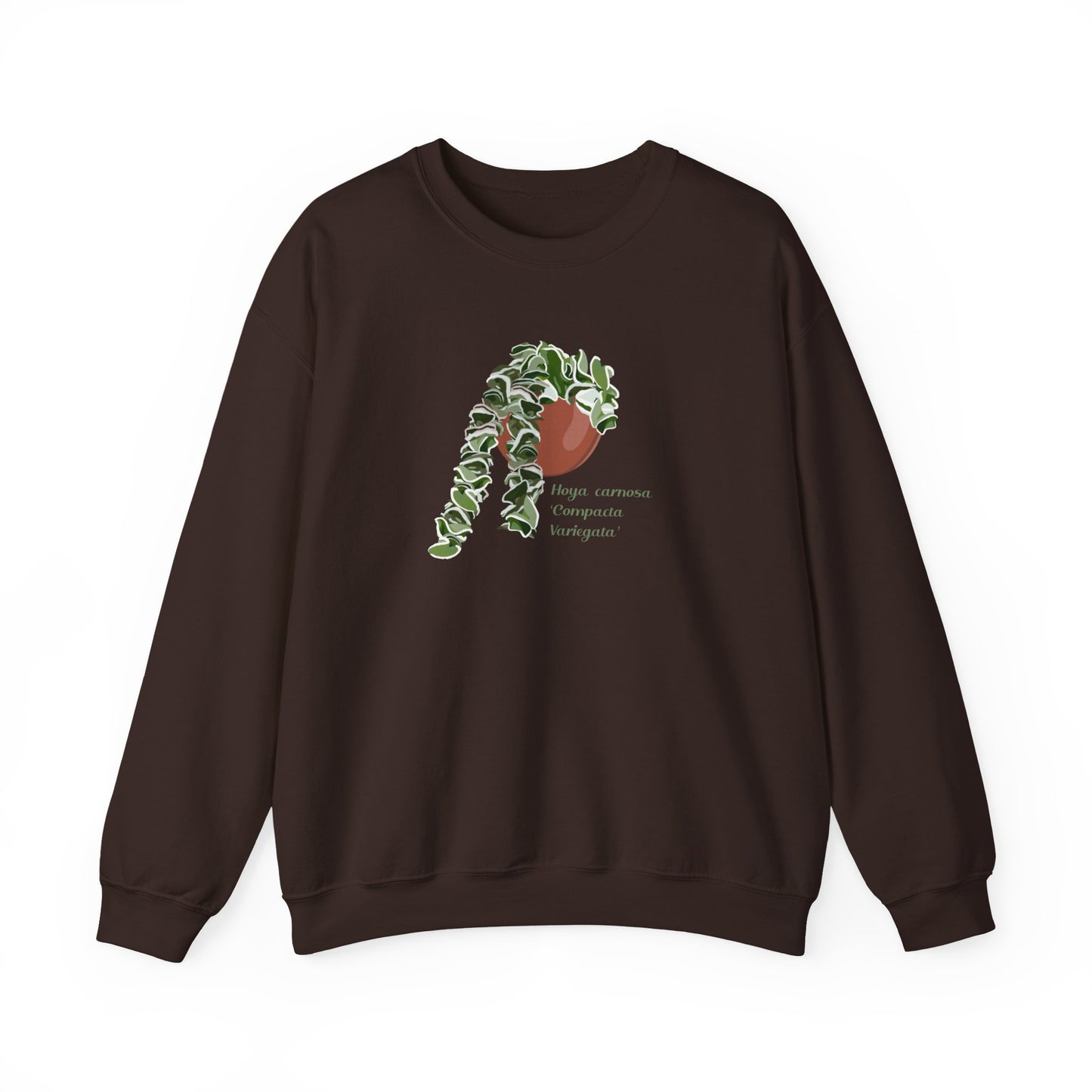 Hoya Carnosa 'Compacta Variegata' Plant Lover Crewneck Sweatshirt
