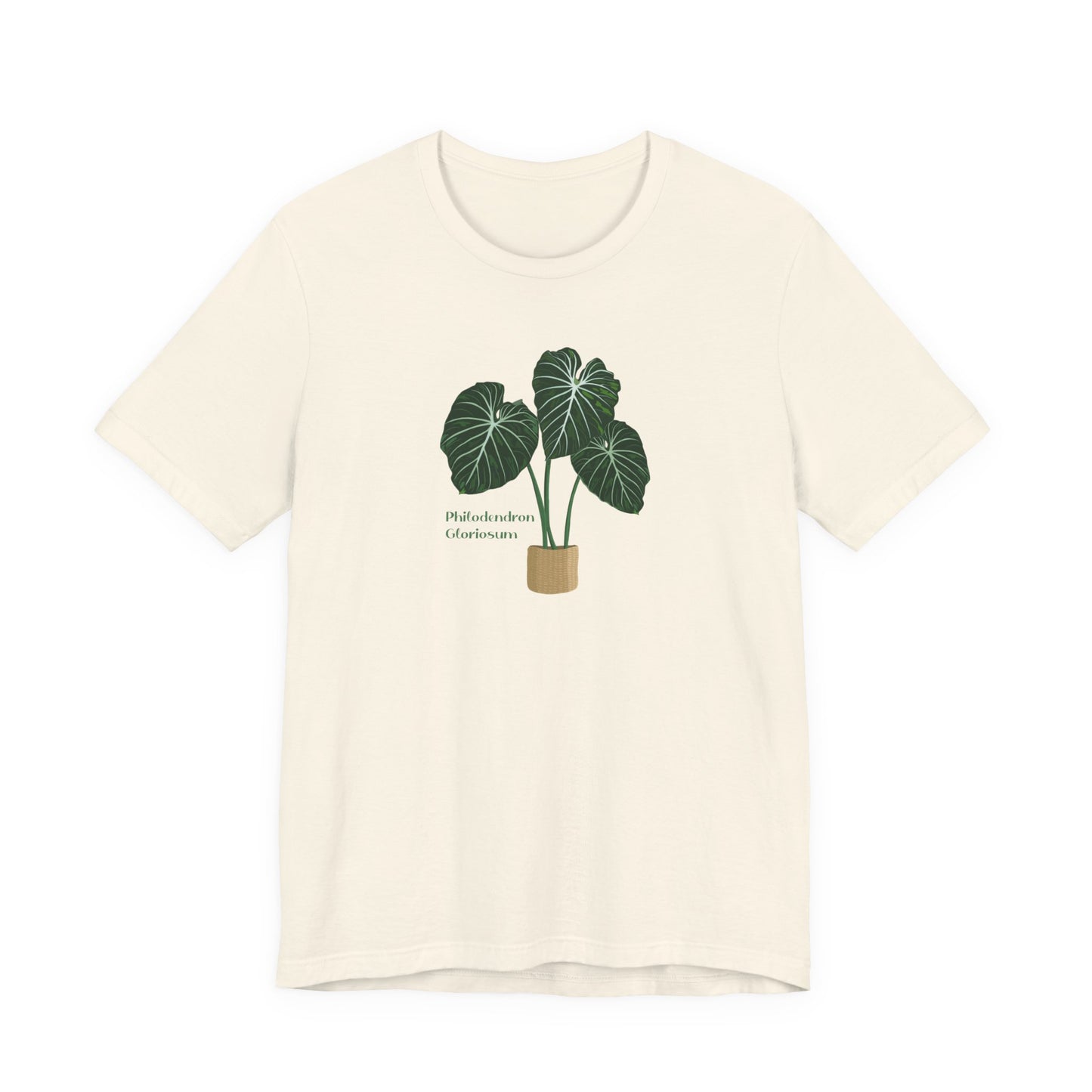 Philodendron Gloriosum Plant Lover T-Shirt - White, Natural, Black